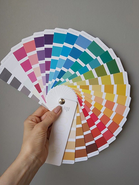 Wide varieties of colour pallete